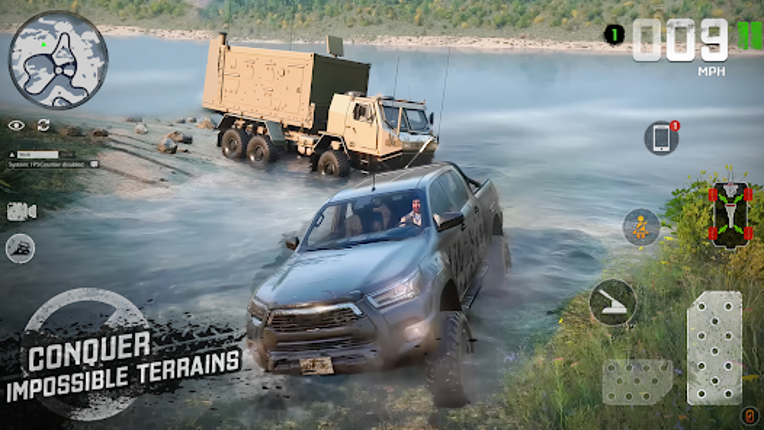 4x4 Jeep Driving Sim Game 3D Image