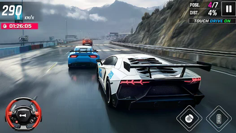 High Speed Stunt Car Race Game screenshot