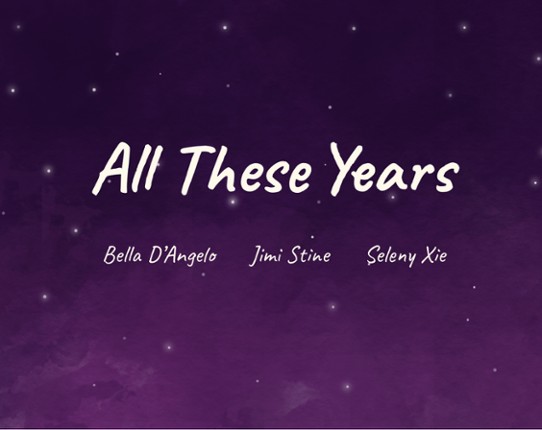 All These Years Game Cover