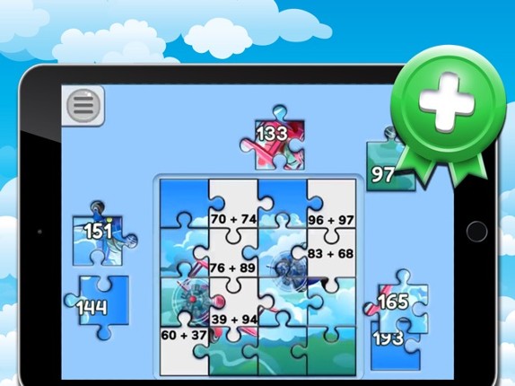 Math Puzzles - Adapted Games screenshot