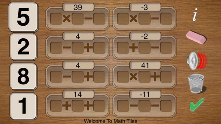 Math Tiles Deluxe screenshot