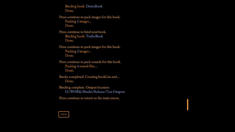 NB Book Binder screenshot