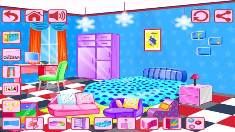 Room Decoration -Vacation Villa, Patio Party, Girls BedRoom, Kids Room, Punk Girl Room screenshot