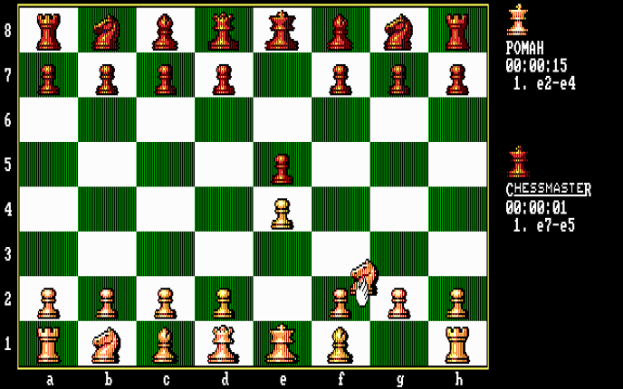 The Fidelity Chessmaster 2100 screenshot