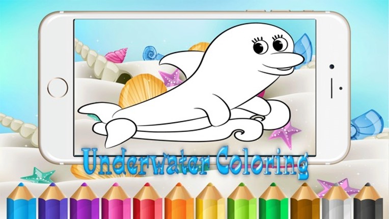 ๊Underwater Drawing Coloring Book Pages Online screenshot