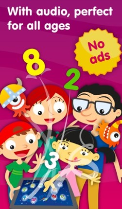 Aliens & Numbers - educational math games to simple learn counting, tracing & addition for kids and toddlers screenshot