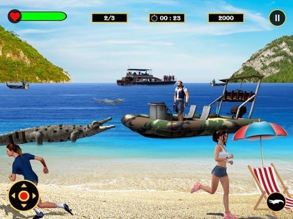 Crocodile Animal Attack Games screenshot
