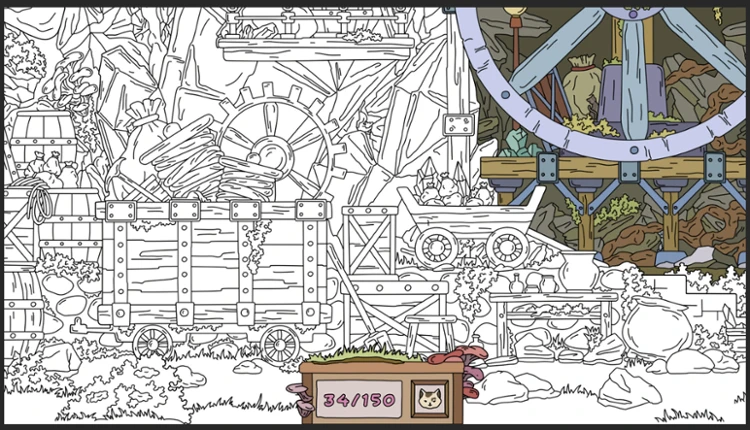 FIND KITTENS 13: Cave Town Image