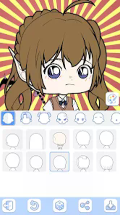 Vlinder Anime Avatar: Dress up screenshot