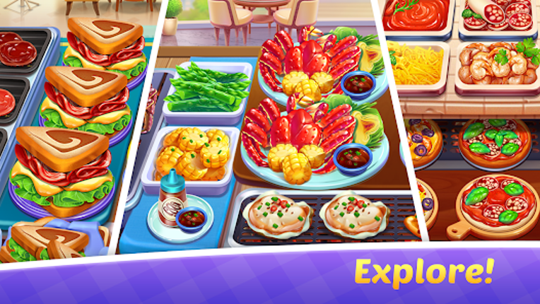 Cooking Train - Food Games screenshot