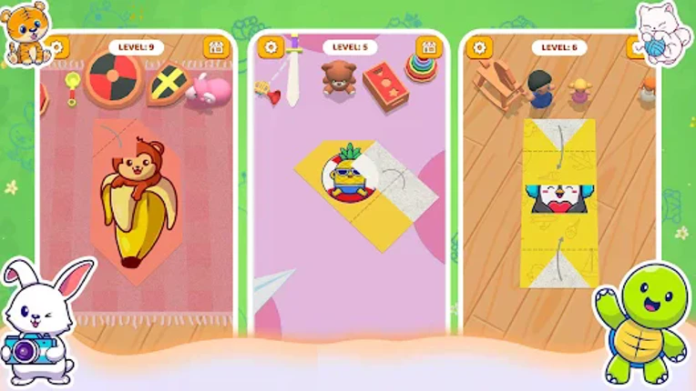 Paper Fold: Paper Puzzle 3D screenshot