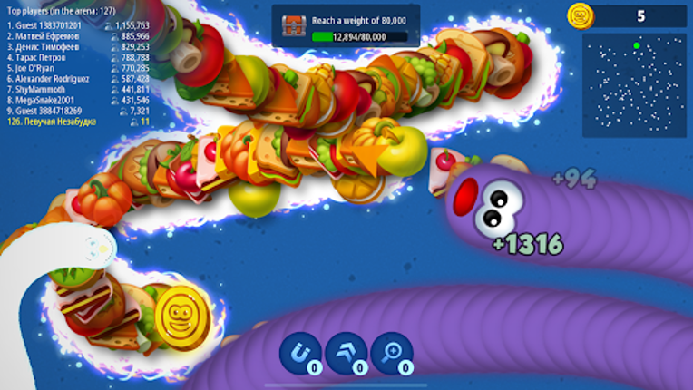 Worms.Zone screenshot