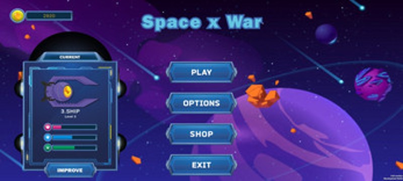 Space x War - Desktop And Mobile Game Image