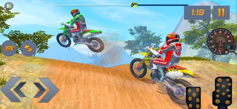 Off-road Dirt Bike Racing Game screenshot