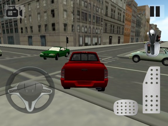 Sports Truck Traffic Driving Image