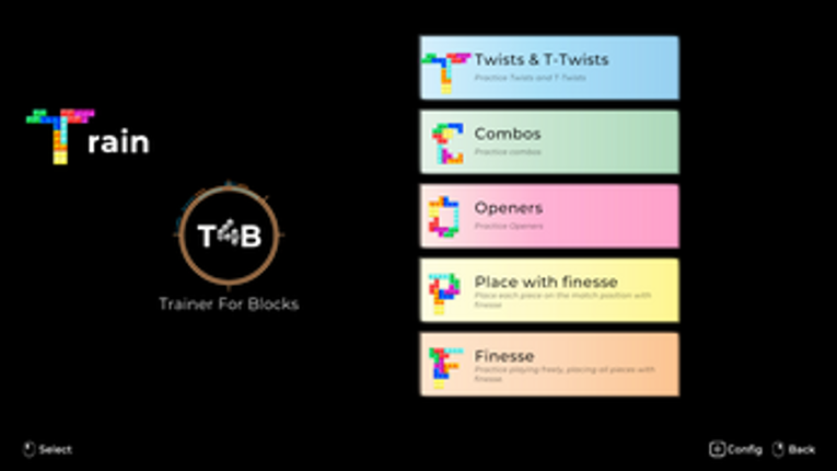 T4B Trainer for Tetris Image