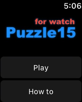 15 Puzzle for watch screenshot