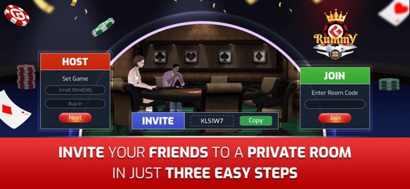 3D Rummy screenshot