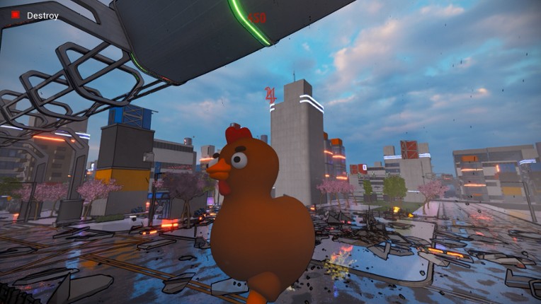 Chickzilla screenshot