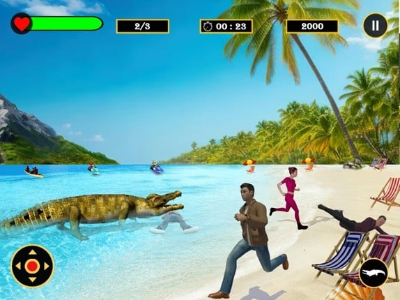 Crocodile Animal Attack Games screenshot