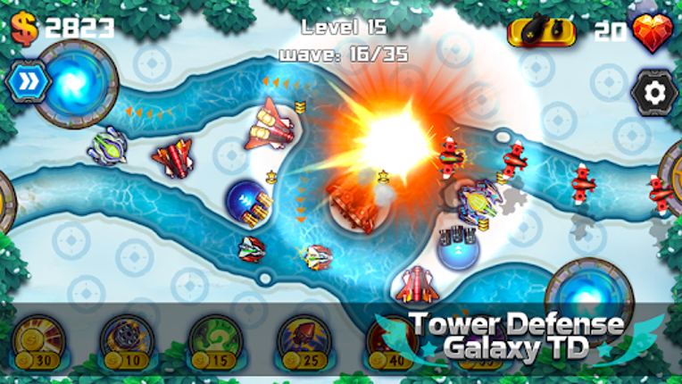 Tower Defense: Galaxy TD screenshot