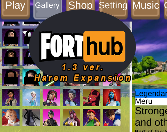 FortHub-1.3 Harem Expansion Game Cover