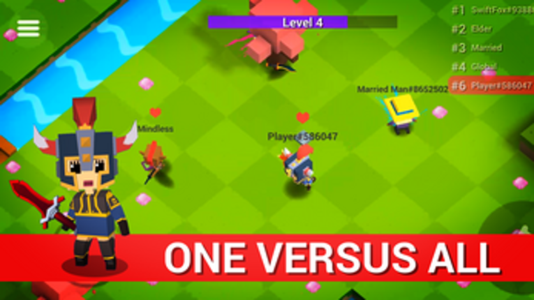 Throw io - Online io game with Axes and Knives screenshot