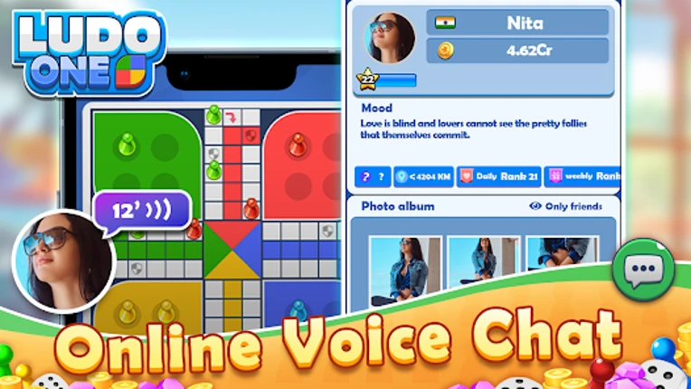 Ludo ONE! Online Board Game Image