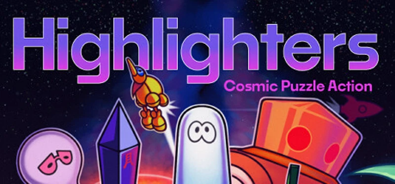 Highlighters: Cosmic Puzzle Action Image