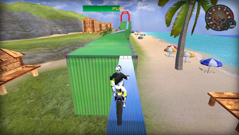 Hill Bike Stunt - 3D Motorcycle Racing screenshot