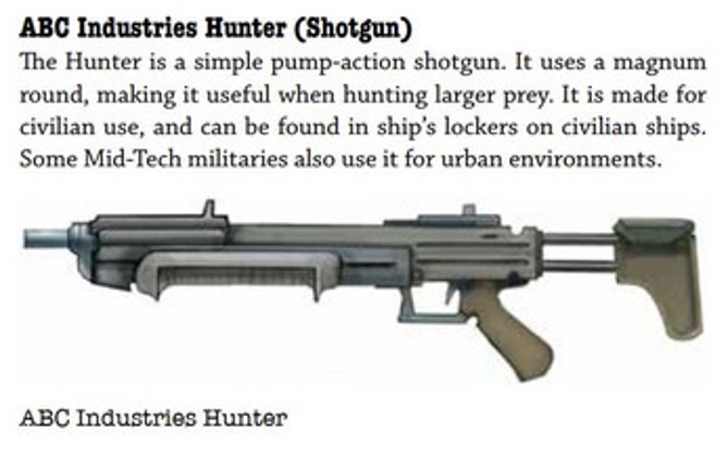 Horizon Projectile Weapons Catalogue Image