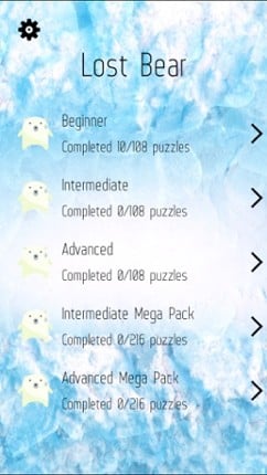 Lost Polar Bear - block puzzle game screenshot