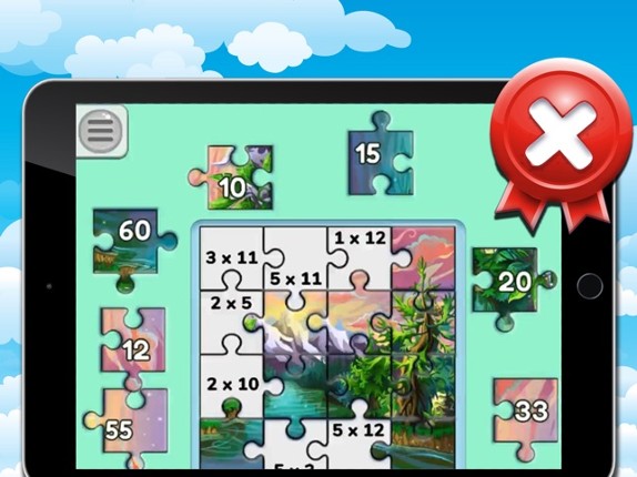 Math Puzzles - Adapted Games screenshot