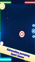 Neon Air Hockey Play Image