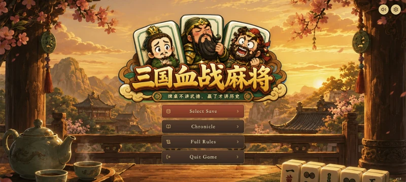Three Kingdoms: Blood Battle Mahjong Image