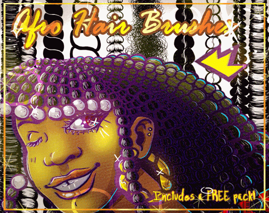 Afro Hair Brushes Game Cover