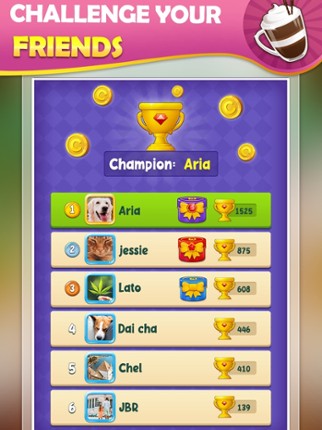 Brain training game:WordCoffee screenshot