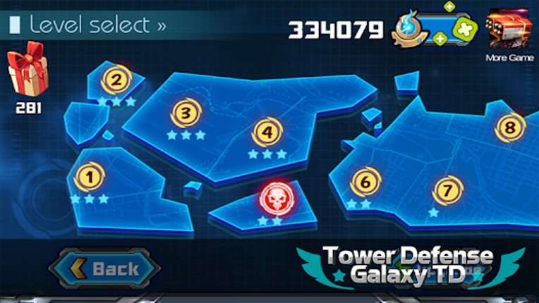 Tower Defense: Galaxy TD screenshot