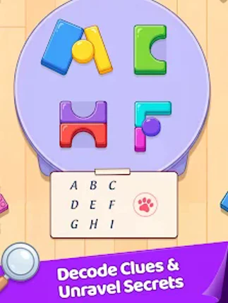 Meowcode: Letter Puzzle Game screenshot