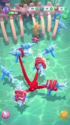 Octopus Invasion: 3D Hunt Game Image