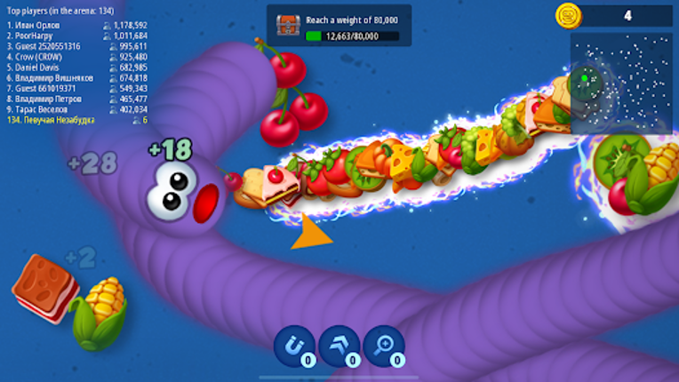 Worms.Zone screenshot