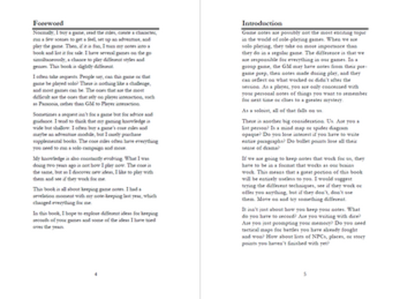 Easier Solo Game Journals screenshot