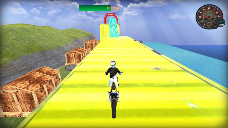 Hill Bike Stunt - 3D Motorcycle Racing Image