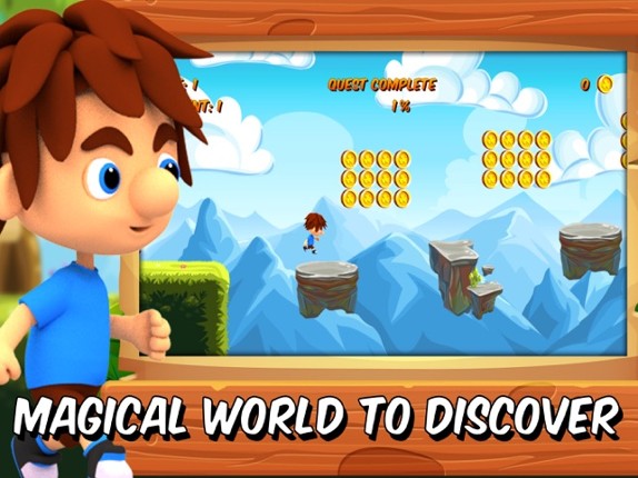 Hopper Steve - platformer games in adventure world screenshot