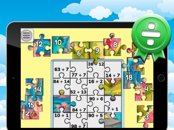 Math Puzzles - Adapted Games screenshot