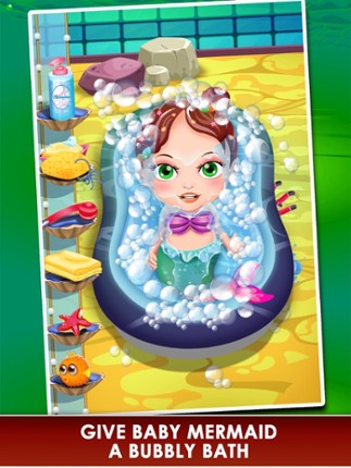 Mermaid Mommy's New Born Baby Doctor - my newborn salon & make-up games for kids 2 screenshot
