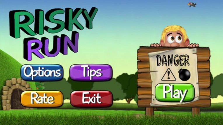 Risky Run Endless Runner Game screenshot