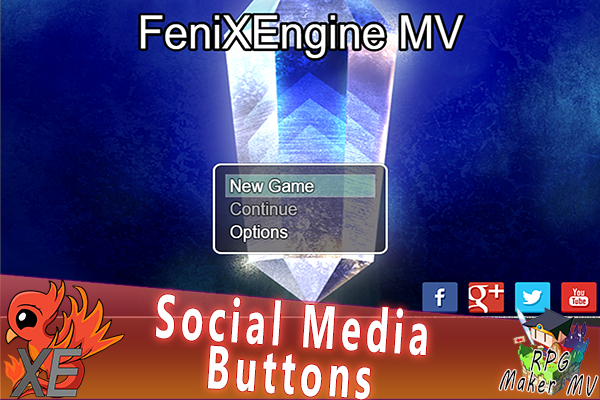 Games like Social Media Buttons X for RPG Maker MV
