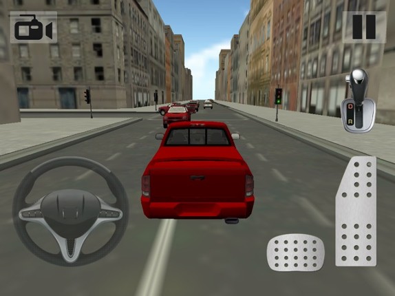 Sports Truck Traffic Driving Image