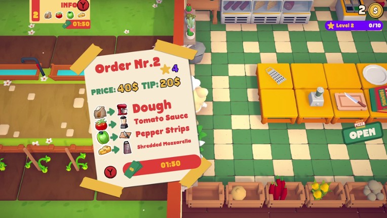 Cat&Rabbit Pizza Farming screenshot